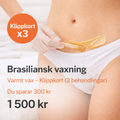 Brasiliansk vaxning – Paket 3 behandlingar | Östermalm Stockholm