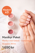 Paket Manikyr med Gellack i Stockholm (3 behandlingar)