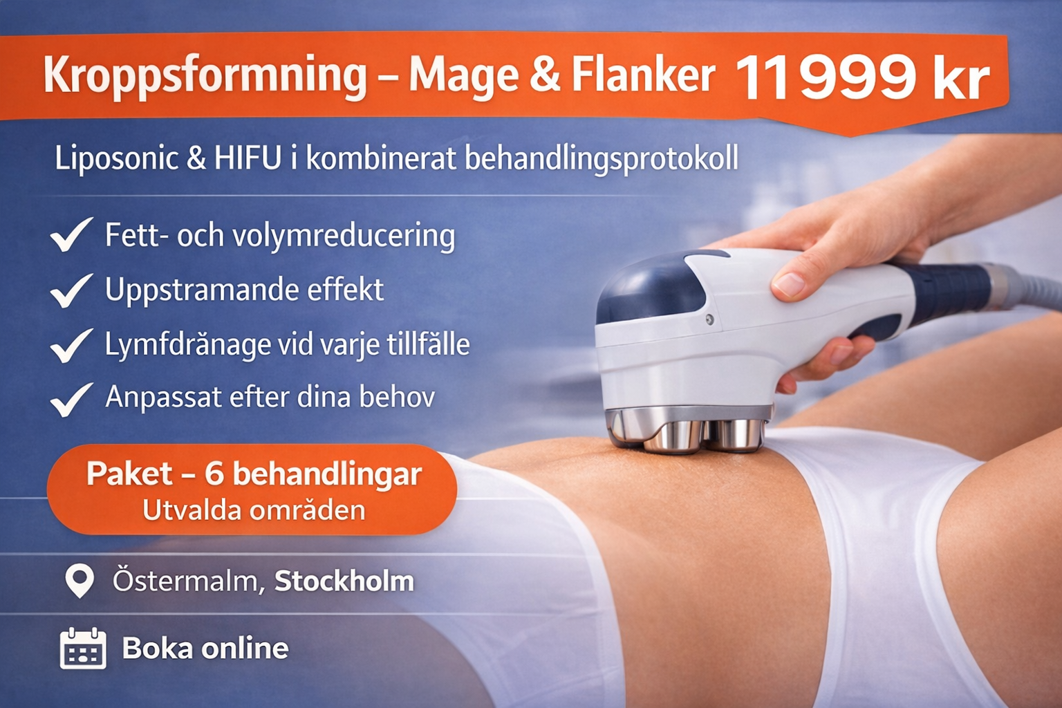 HIFU 12D Slim Sculpt – Mage &amp; Flanker (Klippkort)